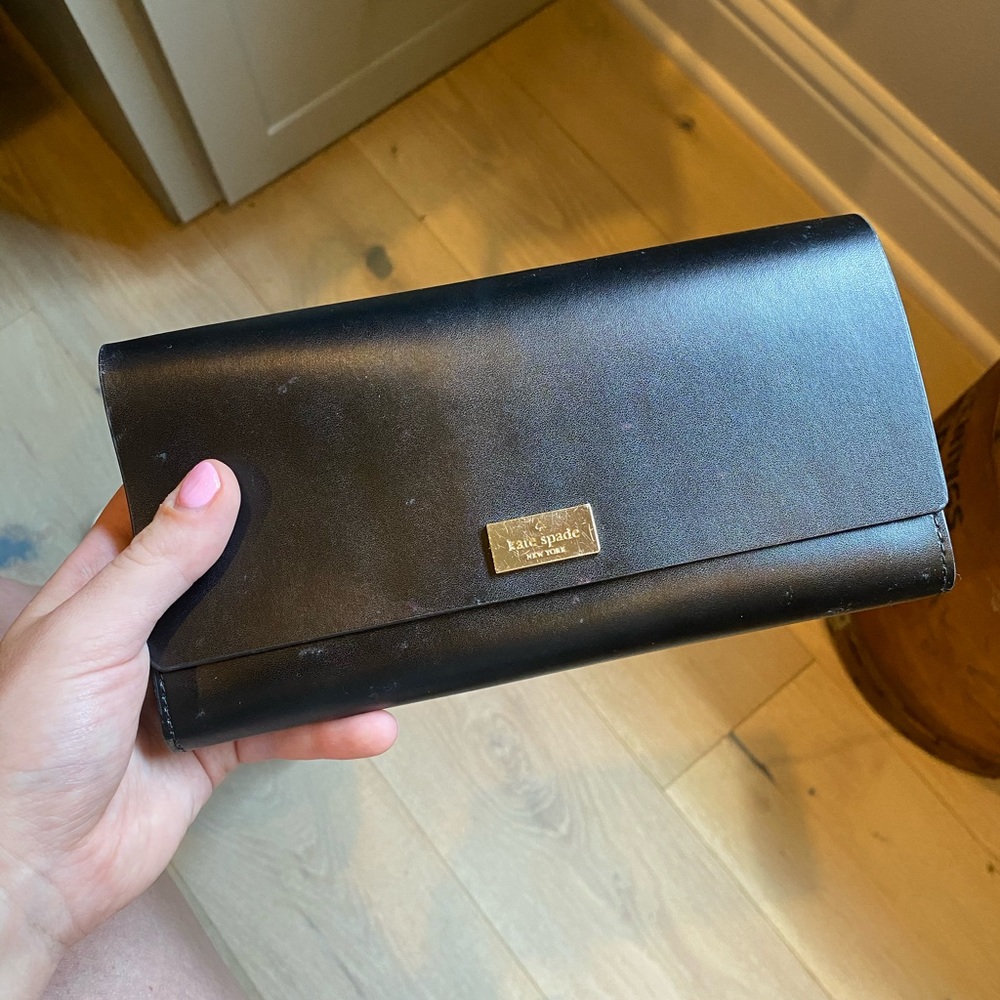 Black Kate Spade Pim Arbour Hill Wallet